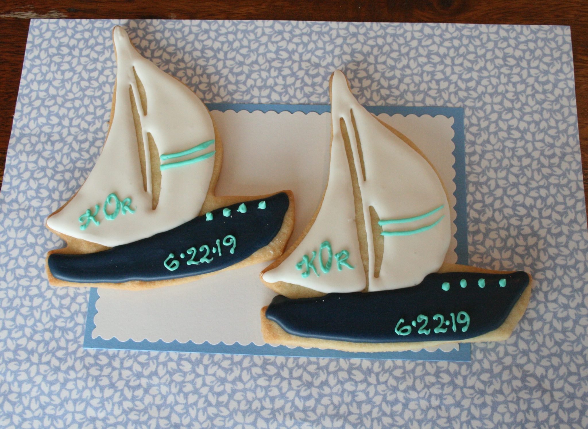 sailboat theme party favors