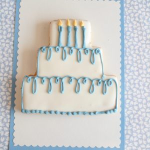 Birthday Cake Cookie Favors