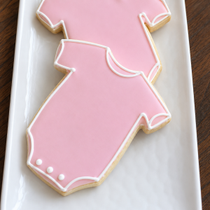 Baby Onesie Cookie Favors
