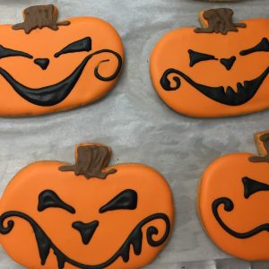 Jack-O-lantern Cookie Favors
