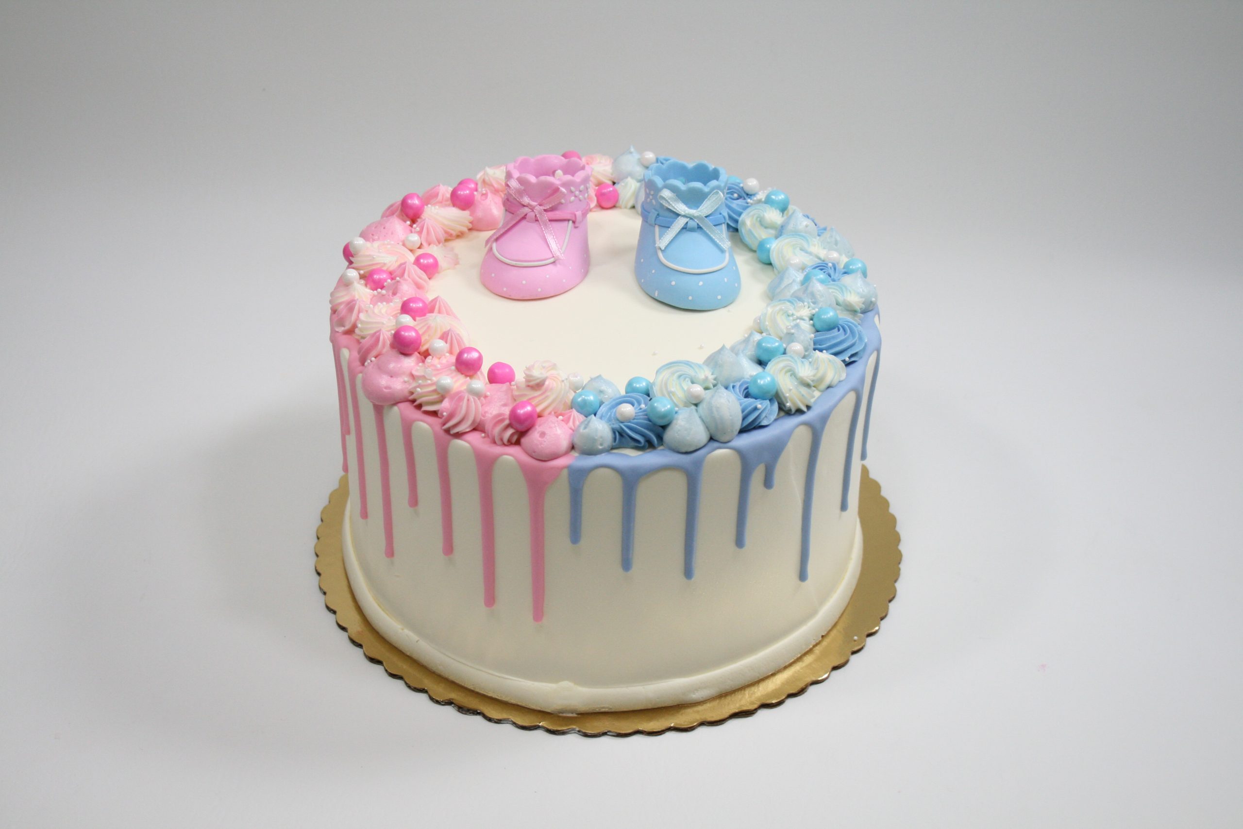 Baby Shower Drip Cake Gender Reveal Cake Baby Shower Gender Reveal ...