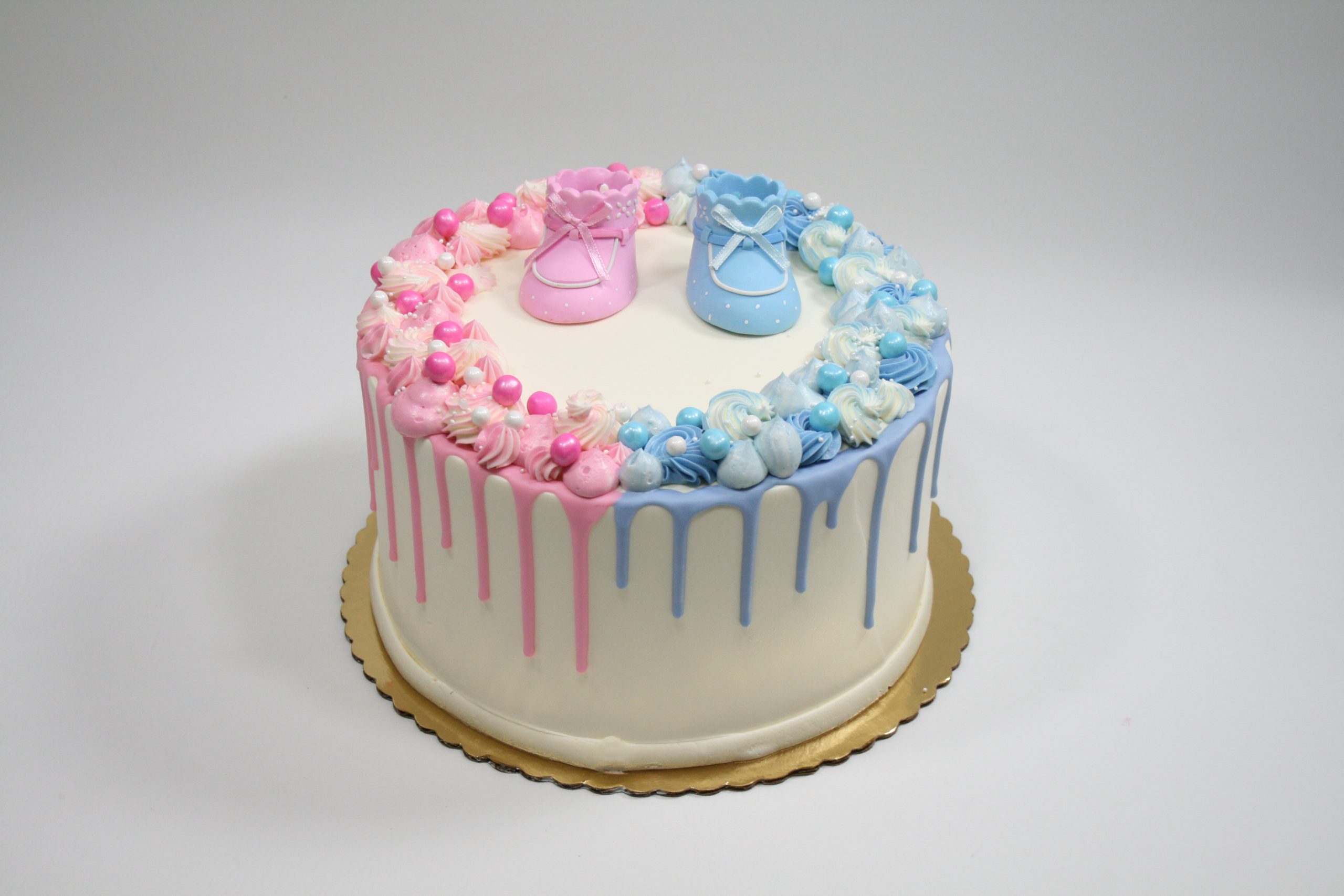 Gender Reveal Drip Cake|Dessert Works