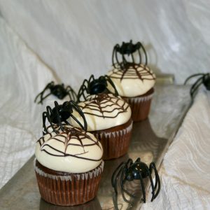 Spiderweb Cupcakes