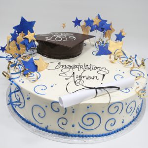 Swirls & Dots Shooting Stars & Grad Cap