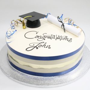 Simple Graduation Cake