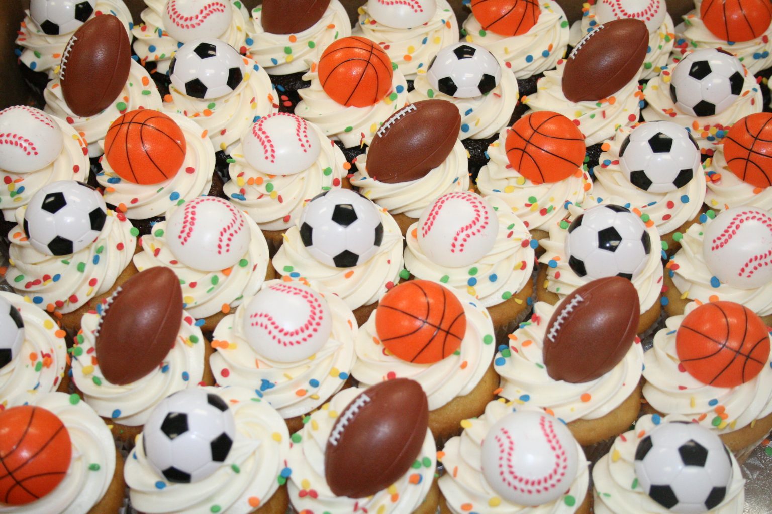 Assorted Sports Cupcakes|Dessert Works