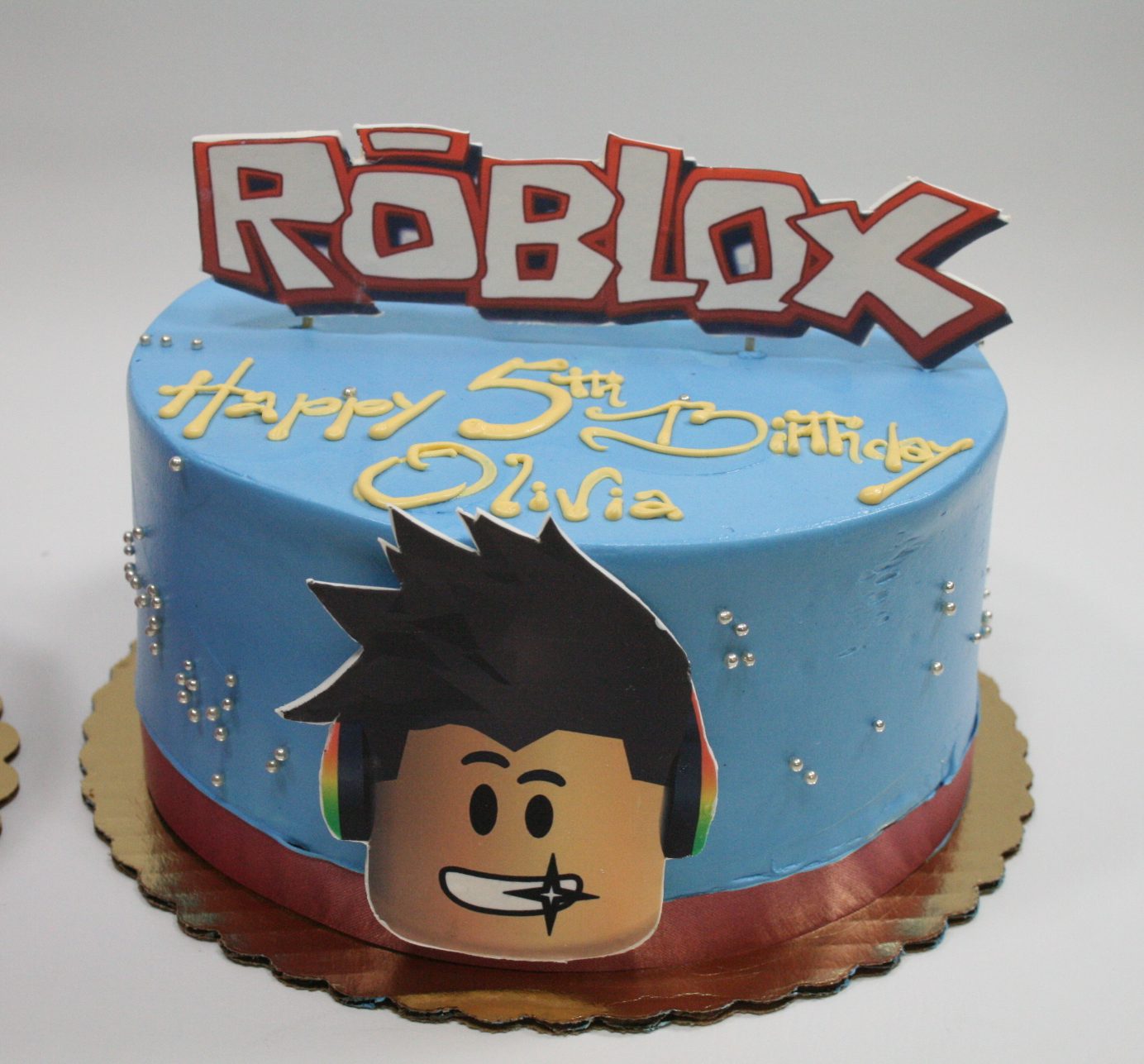 Roblox Edible Birthday Cake Topper