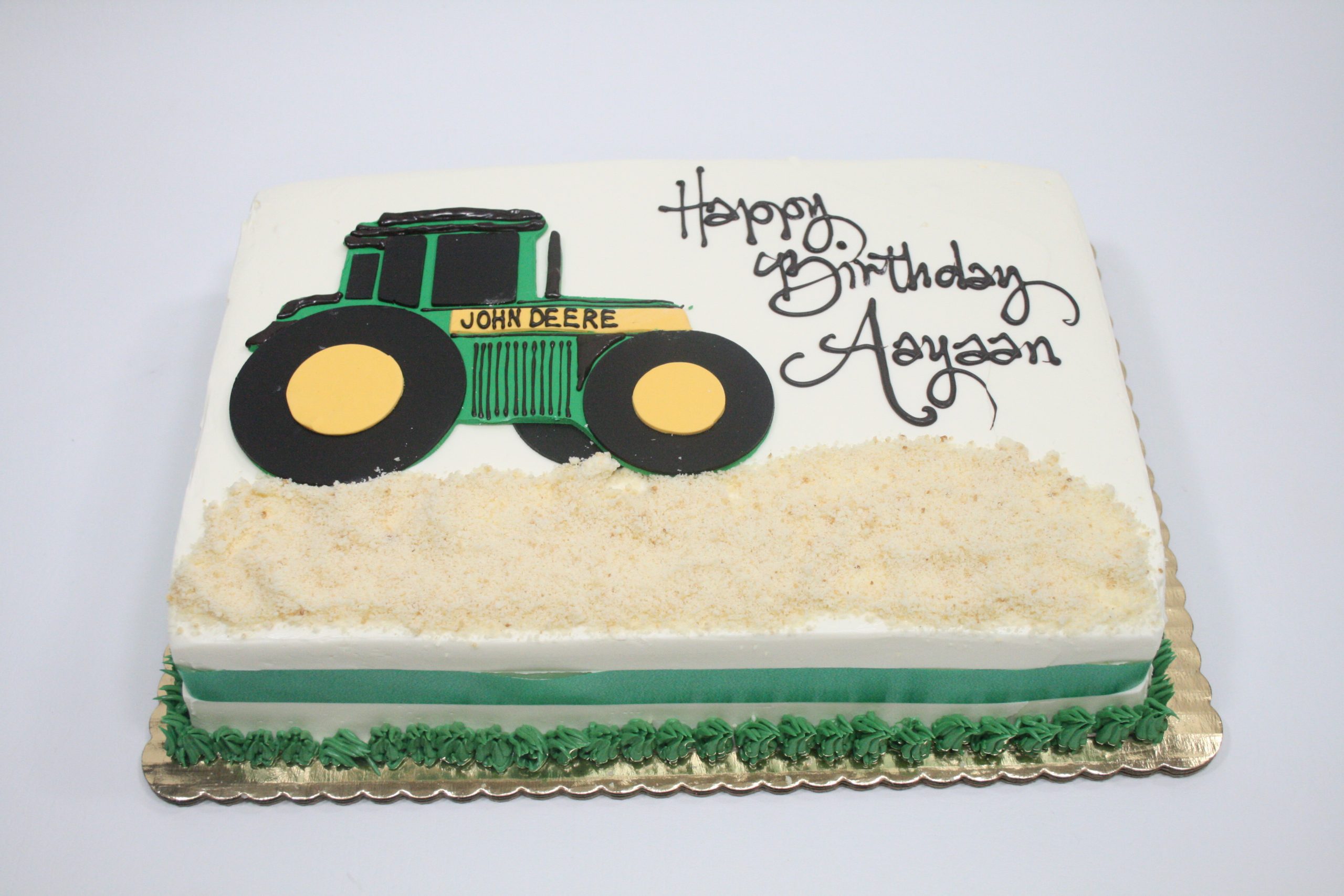 Creative Ideas  DIY John Deere Inspired Tractor Cake