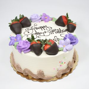 Buttercream Flowers & Chocolate Dipped Strawberries