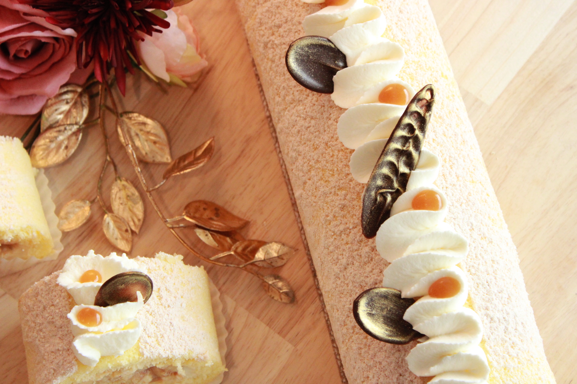 Caramel Apple Roulade