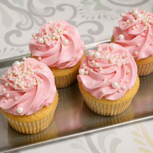 Mixed Pearls with Colored Buttercream