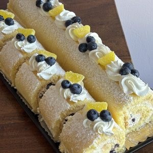 Lemon Blueberry Roulade