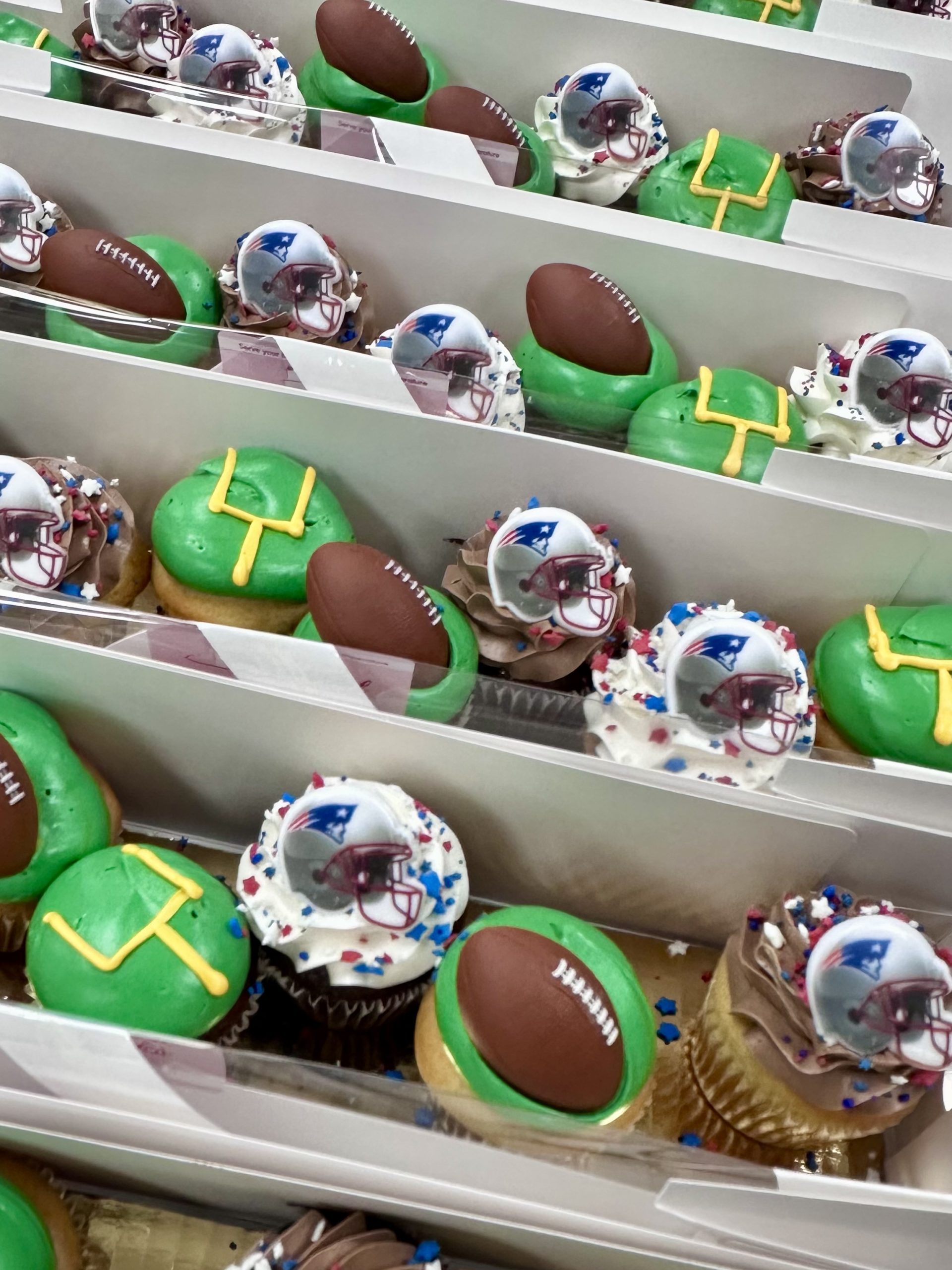 Patriots Cupcakes