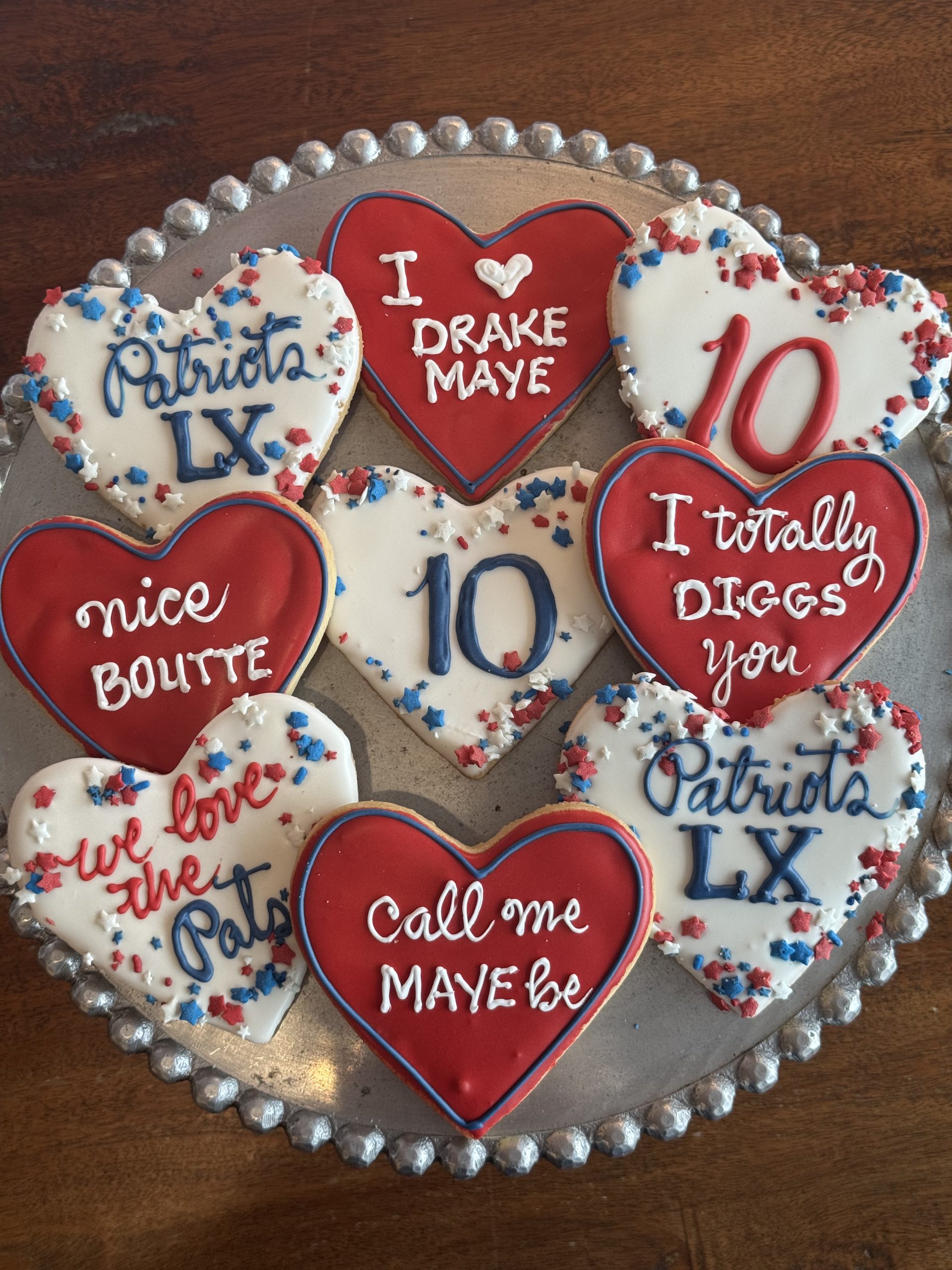 Patriots Decorated Cookie Assortment