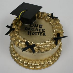 Metallic Gold Graduate