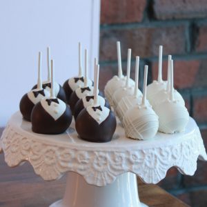 Bride & Groom Cake Pops